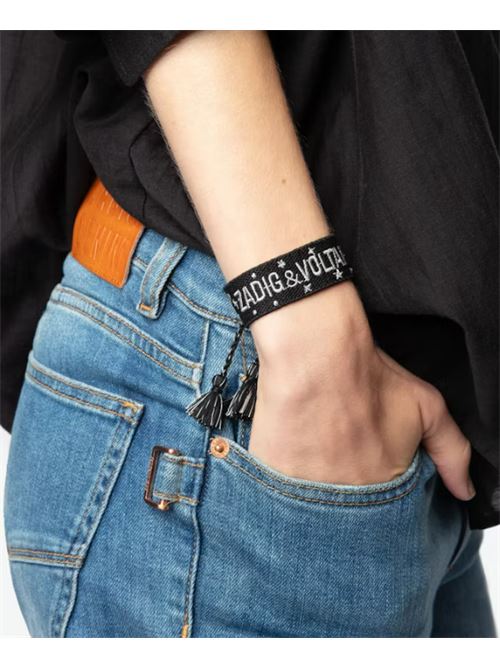 ZADIG WOVEN BRACELET ZADIG&VOLTAIRE | OWJW01721011 BLACK